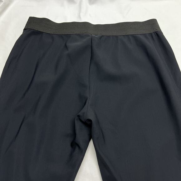 Ted Baker Black Ankle Zip Skinny Pant Size 5 Tailored Stretch Knit Pull On - Picture 6 of 13